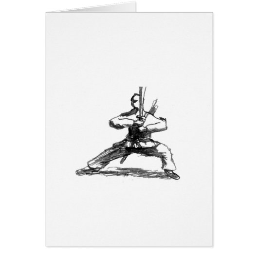 Man With Sword Cards (Front)