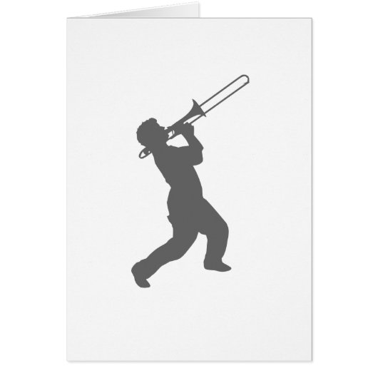 man with trombone cards (Front)