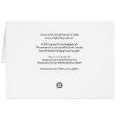 Man & Woman in Window w/ Cat - Original Art Card (Back Horizontal)