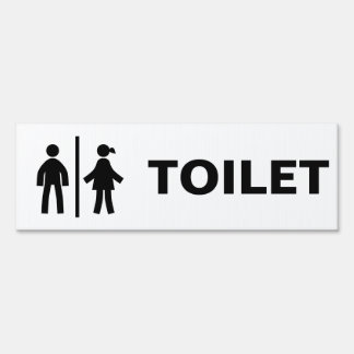 Man Woman Toilet Icon Sign