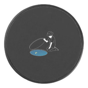 Man Zazzle_Growshop. Keychain Hockey Puck