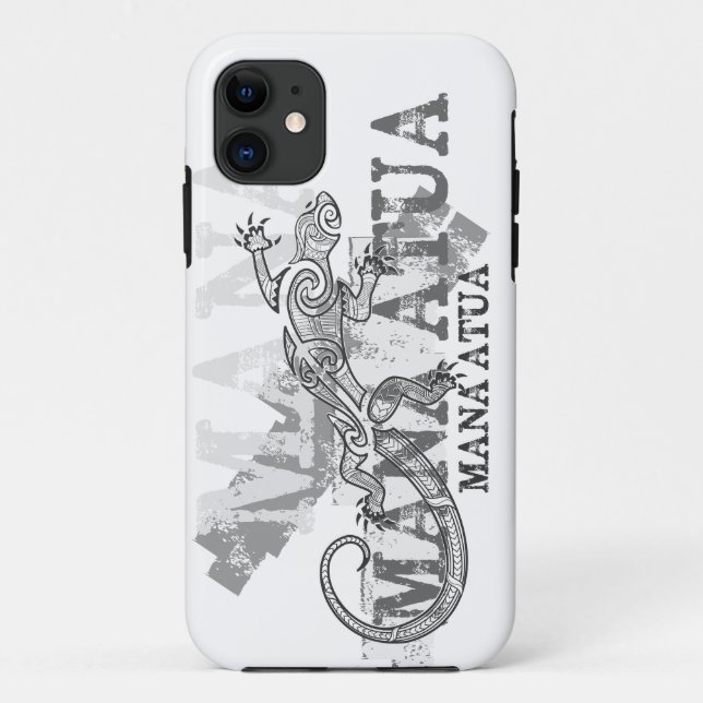 Mana Atua Maori tattoo Case-Mate iPhone Case (Back)