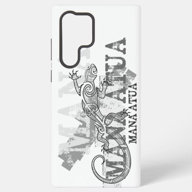 Mana Atua Maori tattoo Samsung Galaxy Case (Back)