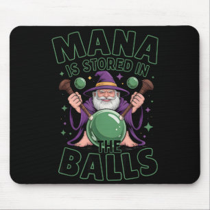 Mana is stored in the rpg humor fantasy sorcerer mouse pad
