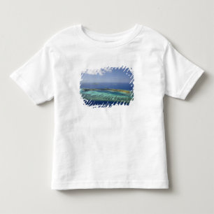Mana Island and coral reef, Mamanuca Islands Toddler T-shirt