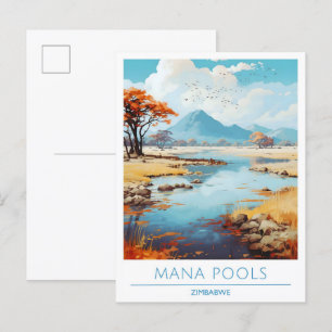 Mana Pools National Park Zimbabwe Travel  Postcard