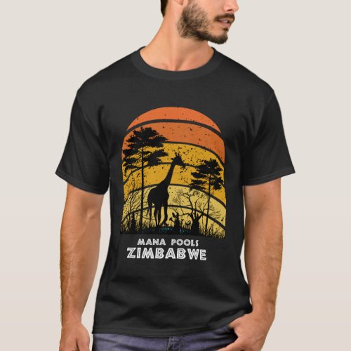Mana Pools Zimbabwe Safari National Park Game Res T_Shirt