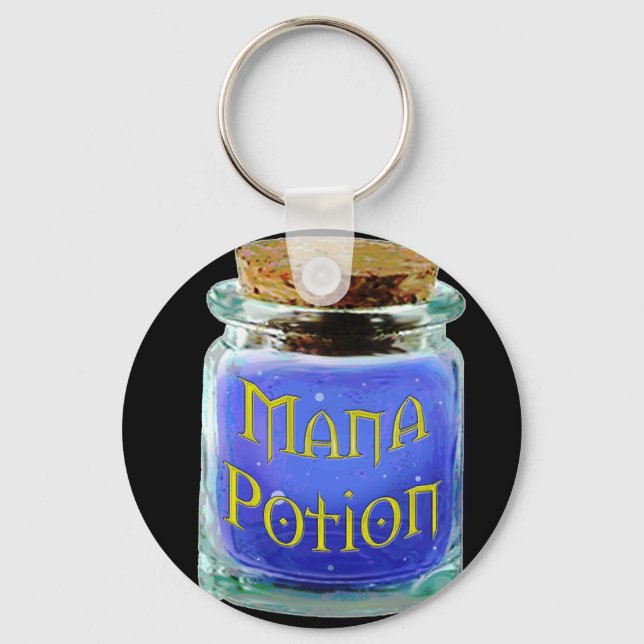 Mana Potion Keychain (Front)