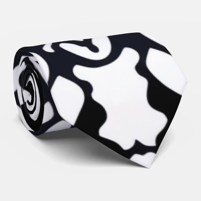 manadala geometric art vector neck tie (Rolled)