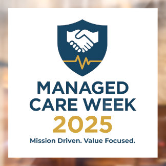 Managed Care Week 2025 - 4.00 x 4.00 Window Cling