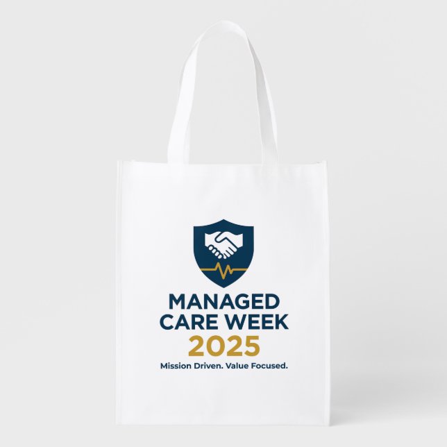 Managed Care Week 2025 - Reusable Grocery Tote (Front)