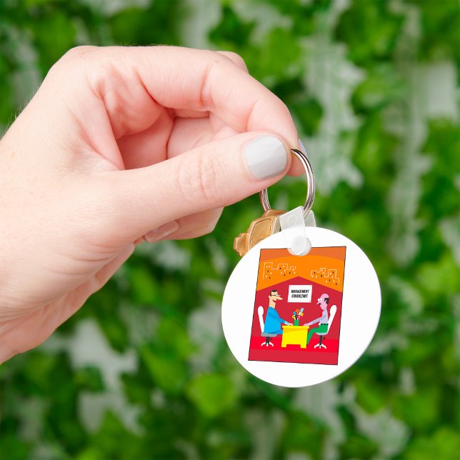 Management Consultant Meeting Keychain (Creator Uploaded)