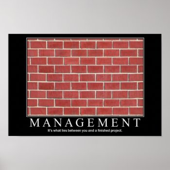 Management Poster by chewie007 at Zazzle