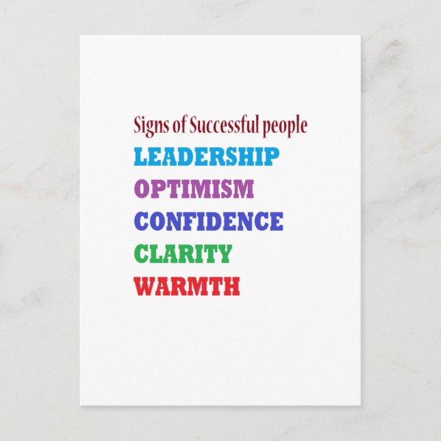 Management Quotes Wisdom Words about Leadership Postcard (Front)