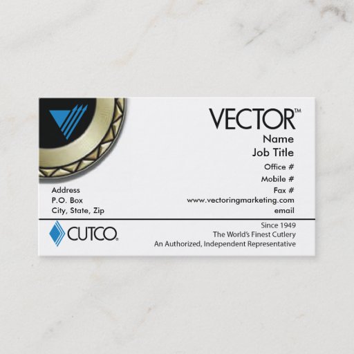 Customizable Manager Business Card