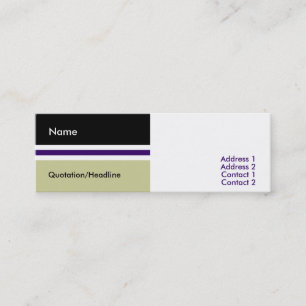 Manager Business Card