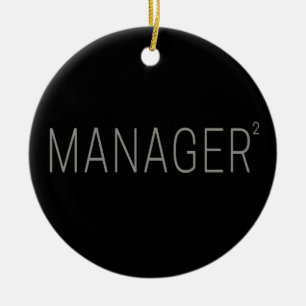 Manager CEO or Self-employed And Freelancer Design Ceramic Ornament