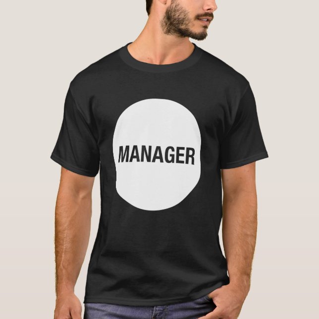 Manager Circle T-Shirt (Front)
