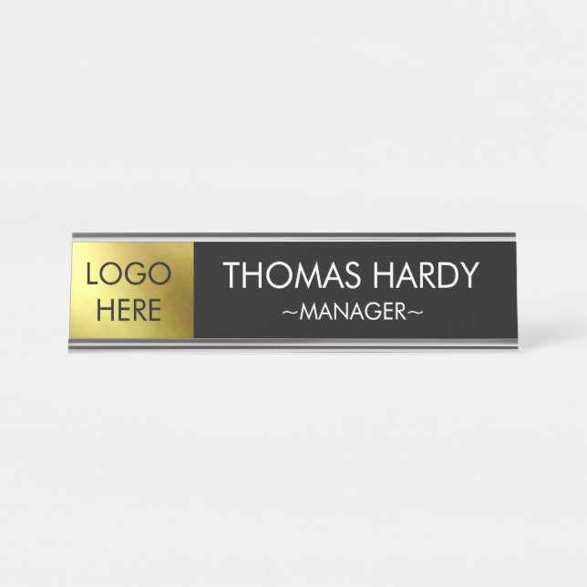 Manager Desk Name Plate (Front)