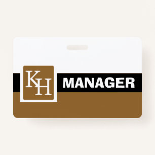Manager ID Badge