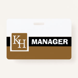 Manager ID Badge