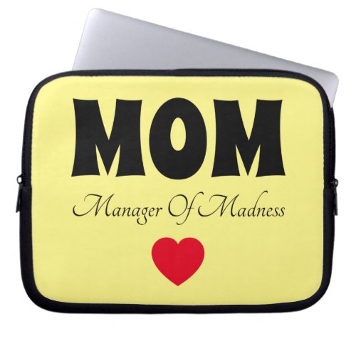 Manager Mom Laptop Sleeve