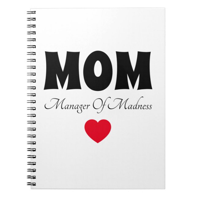 Manager Mom Notebook (Front)