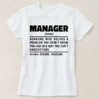Manager Noun Managing Director Appreciation Funny