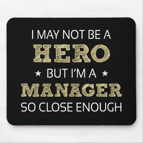 Manager Novelty Mouse Pad