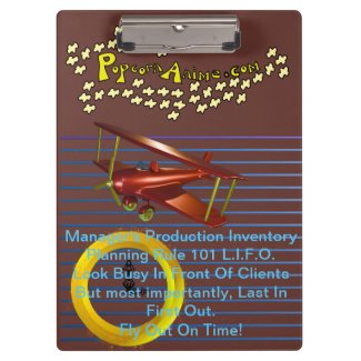 Manager's Inventory Clipboard 