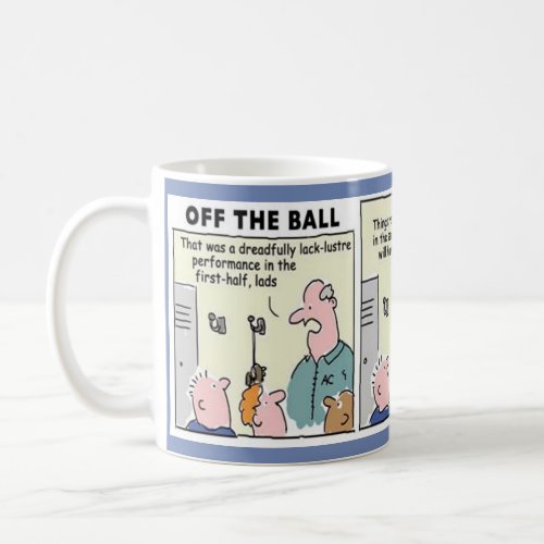 Managers Team Talk for Football Ball_Boys Coffee Mug