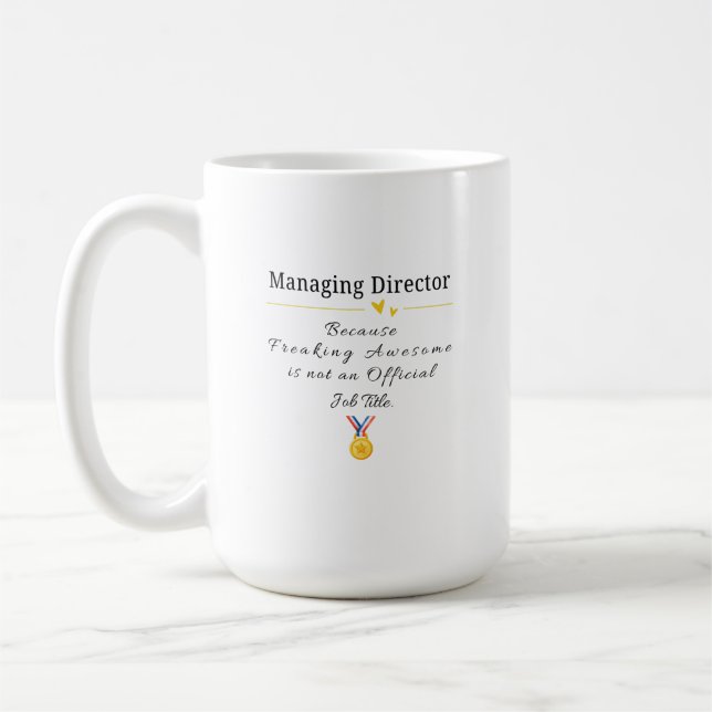 Managing Director Coffee Mug (Left)