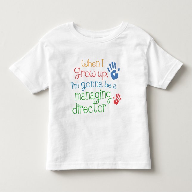 Managing Director (Future) Infant Baby T-Shirt (Front)