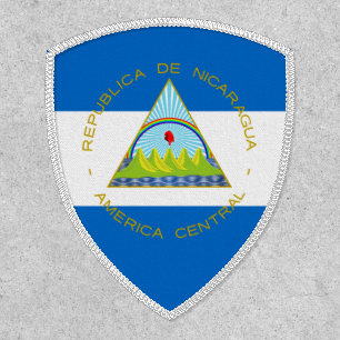 Managua Flag & Coat of Arms, Flag of Nicaragua Patch