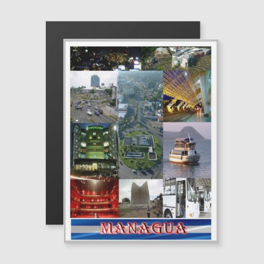 Managua - Nicaragua - Mosaic - (Front/Back)