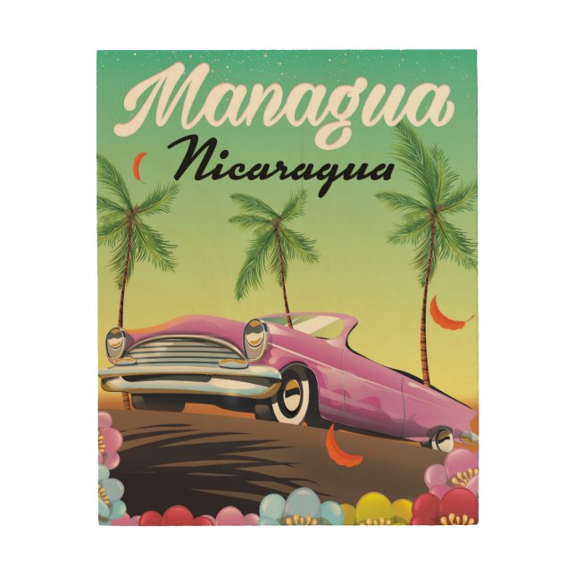 Managua - Nicaragua travel poster (Front)