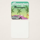 Managua - Nicaragua travel poster (Front & Back)