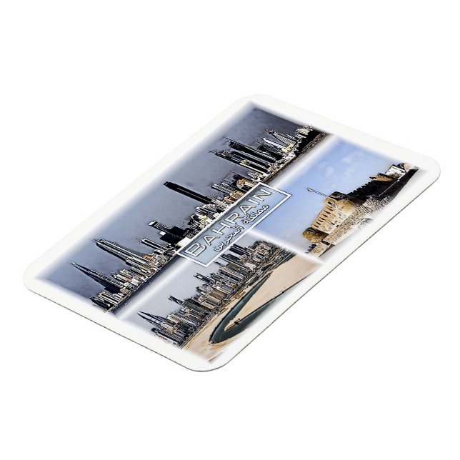 Manama - Bahrain - Mosaic - Magnet (Left Side)