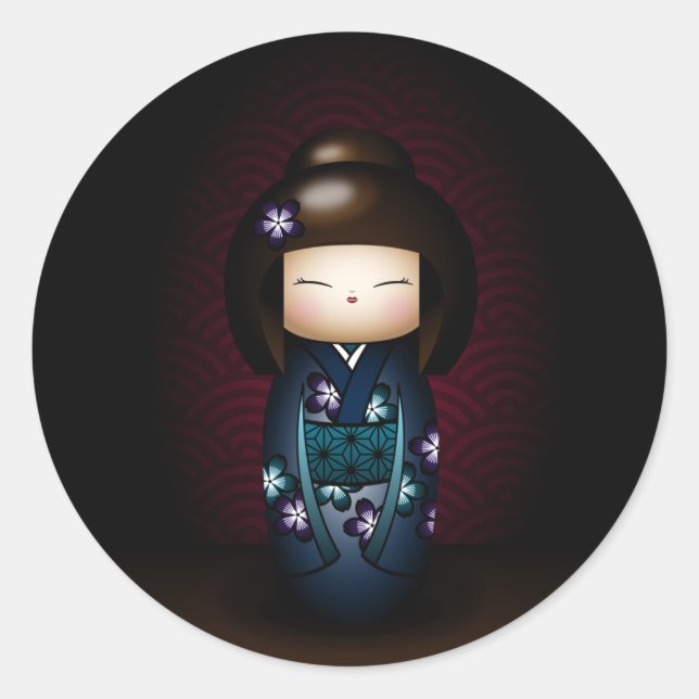 Manami Classic Round Sticker (Front)