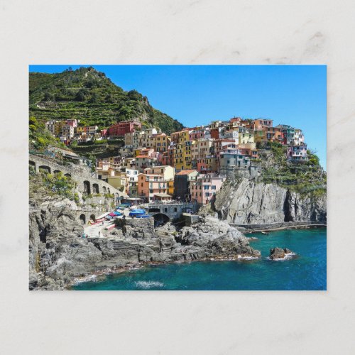 Manarola Cinque Terre Italy Europe _ Postcard