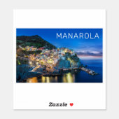 Manarola Cinque Terre La Spezia Italy Panorama Sticker (Sheet)