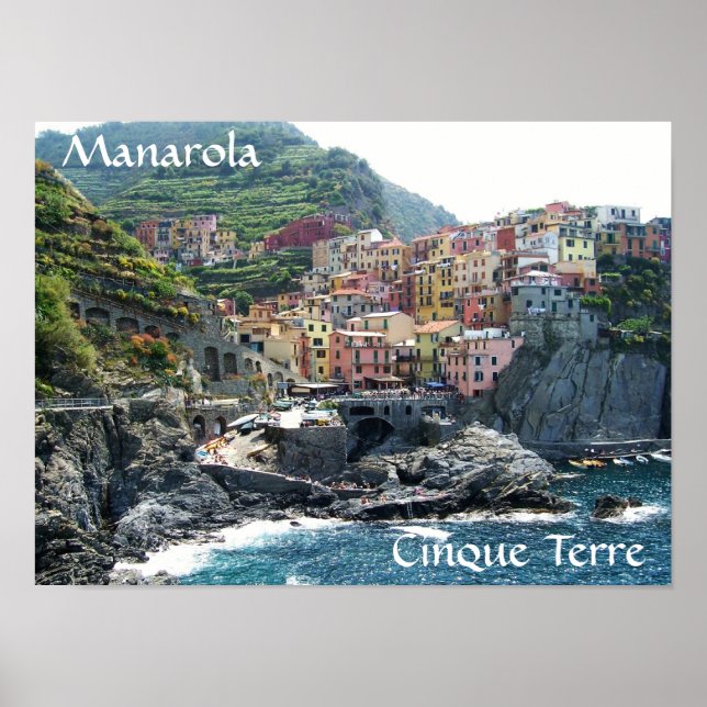 Manarola Cinque Terre Poster (Front)