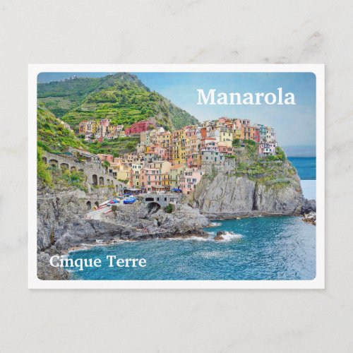 MANAROLA _ Italy _ CINQUE TERRE _ views _ Postcard