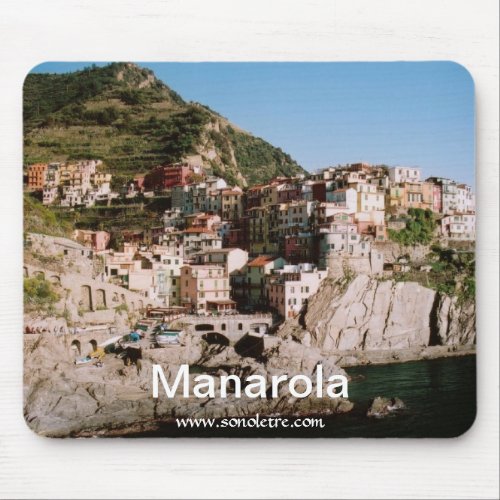 Manarola Panoramic View Mousepad