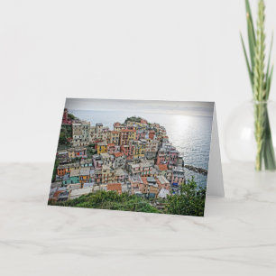 Manarola - The Cinque Terre - Italy Greeting Card