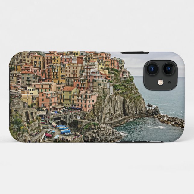 Manarola - The Cinque Terre - Italy - iPhone Case-Mate iPhone Case (Back (Horizontal))