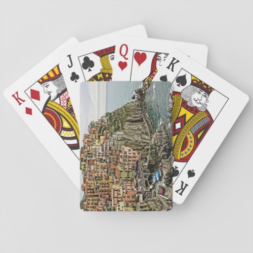 Manarola _ The Cinque Terre _ Italy _  Poker Cards