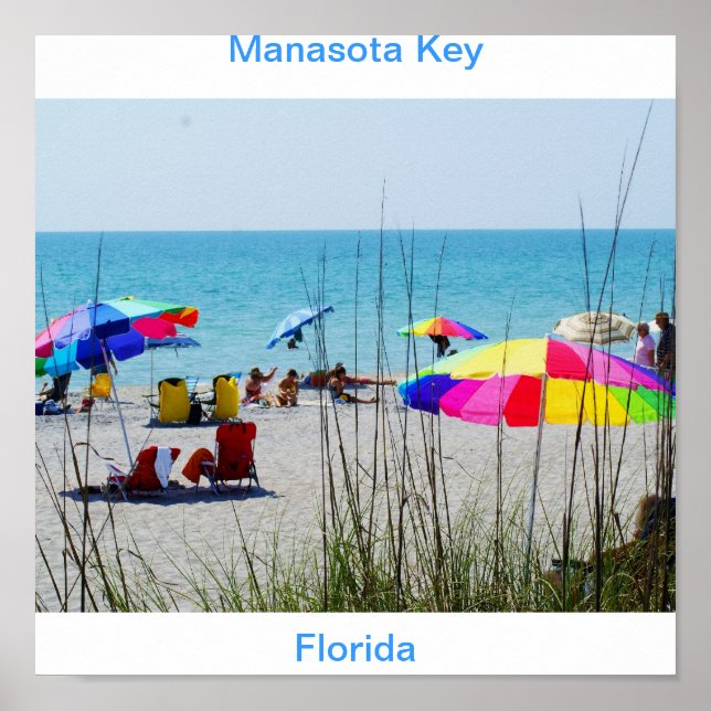 Manasota Gulf Beach Poster (Front)
