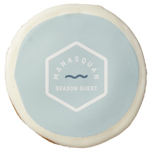 Manasquan Beach Badge Cookie