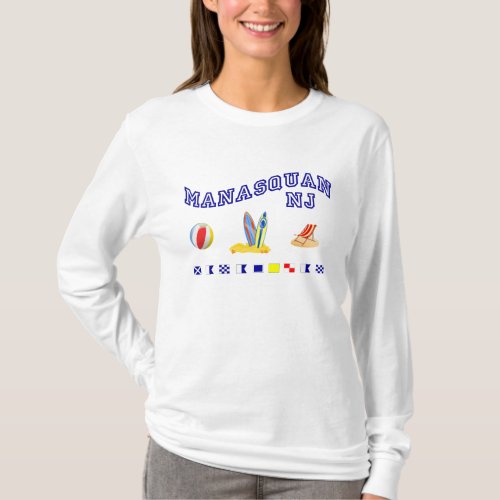 Manasquan NJ _ Maritime Spelling T_Shirt